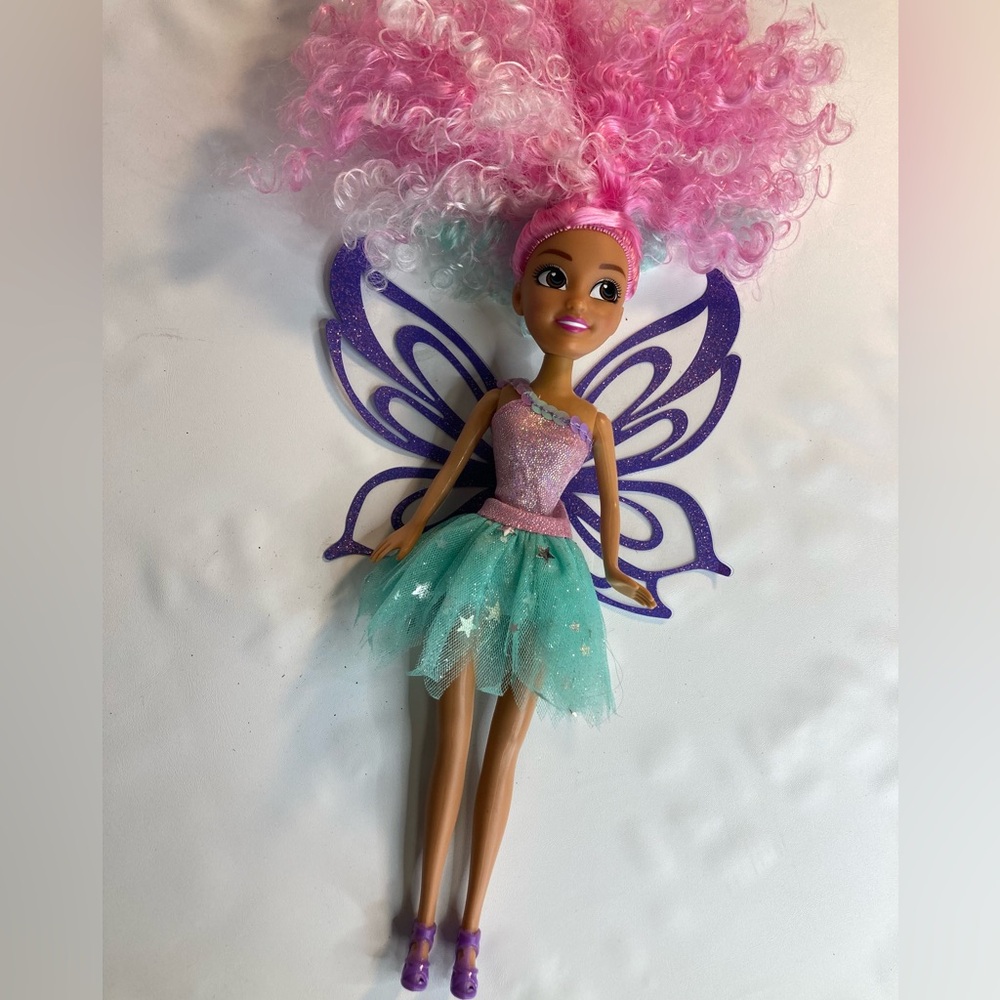 Fairy Sparkle Doll Girlz Hair Dreams Glitter Fairies Dolls ZURU